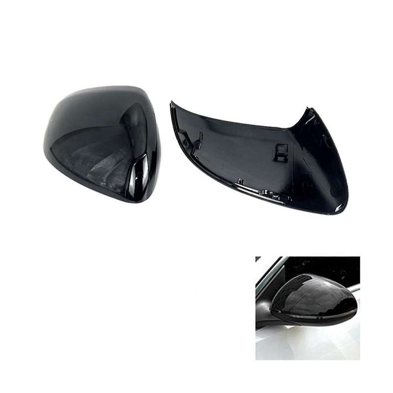 Glossy Black Rearview Side Mirror Cover Rear Mirror Covers Replace for S C Class W223 W206 Eqs 2021