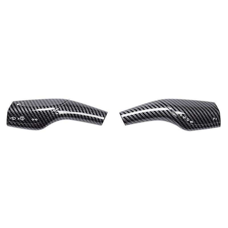 Glossy Carbon Fiber Wiper Shift Cover Trim Handlebar Modification for Y 2017-2020