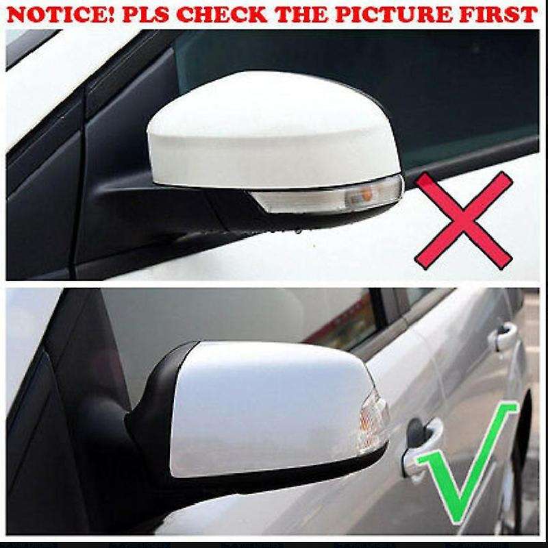 Glossy Cover Rearview Mirror Cover Cap Side Mirror for Focus MK2 2005-2007(Pair)