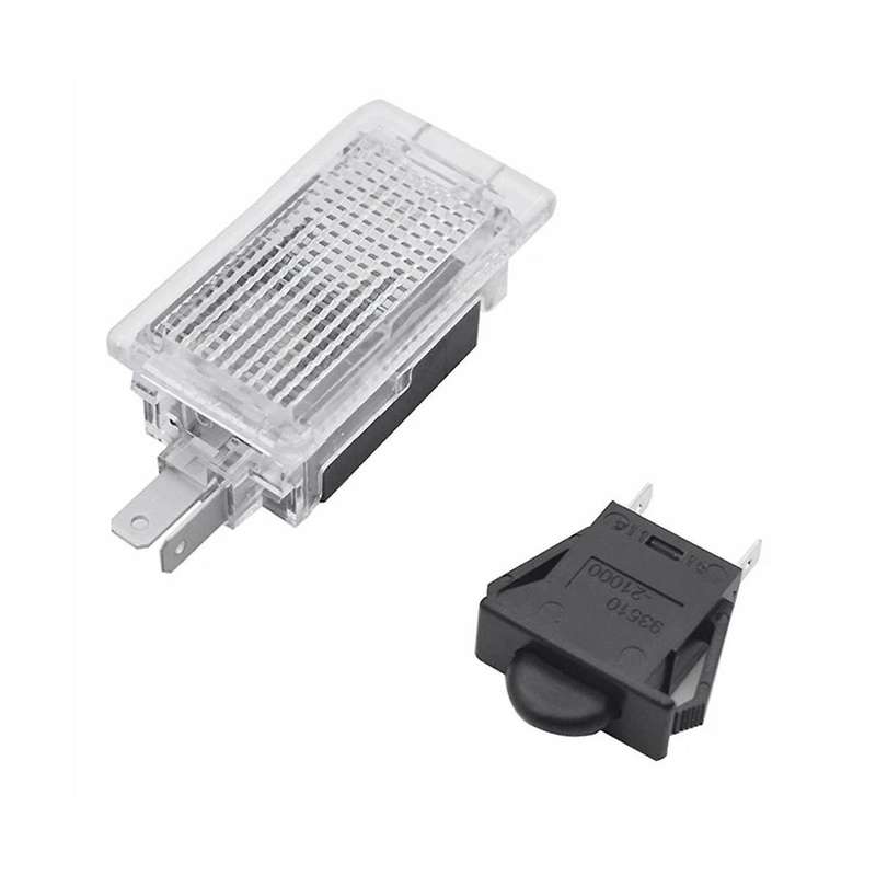 Glove Box Lamp Switch Black Direct Fit Easy Installation Plastic Plug-and-play for Cerato Forte 935