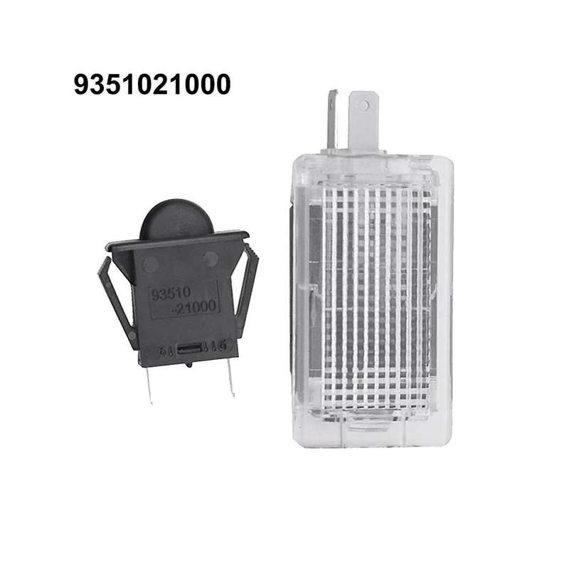Glove Box Lamp Switch Black Direct Fit Easy Installation Plastic Plug-and-play for Cerato Forte 935