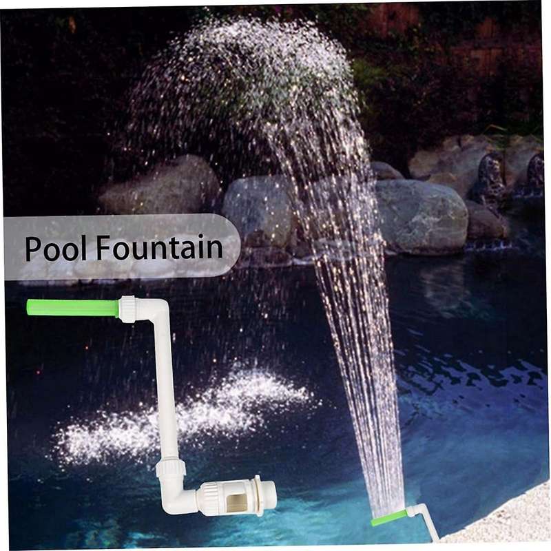 Glowing Single Head Fountain for Ground Underground Pool with Adjustable Waterfall Pond Decorative F