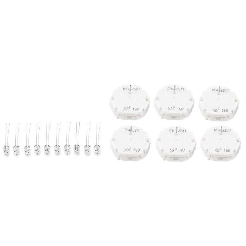 Gm Stepper Motor Repair Kit - X27 168 - (6 Motor Kit + 10pcs Bulbs) Fits All 03-06 Chevy Silverados