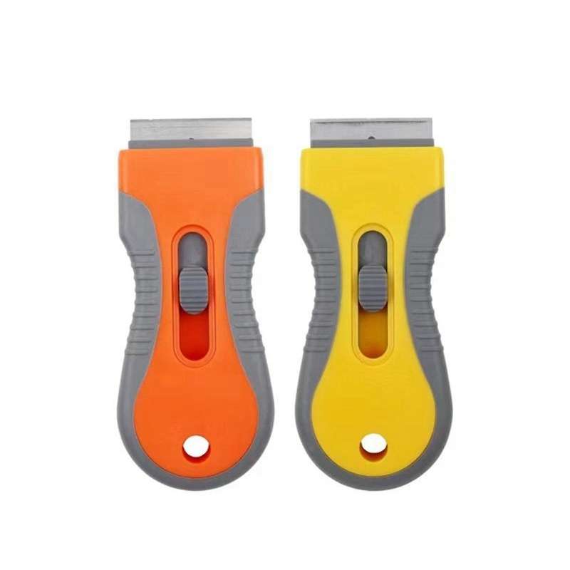Glue-Removing Spatula Set Car Film Glass Multi-Function Tool Cleaning Floor Scraper with 100 Plastic