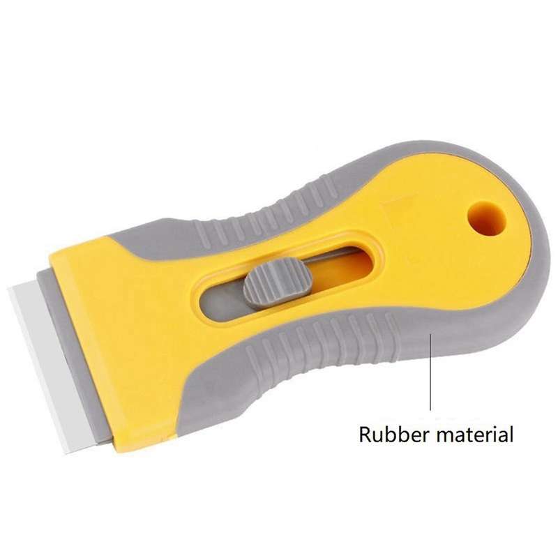 Glue-Removing Spatula Set Car Film Glass Multi-Function Tool Cleaning Floor Scraper with 100 Plastic