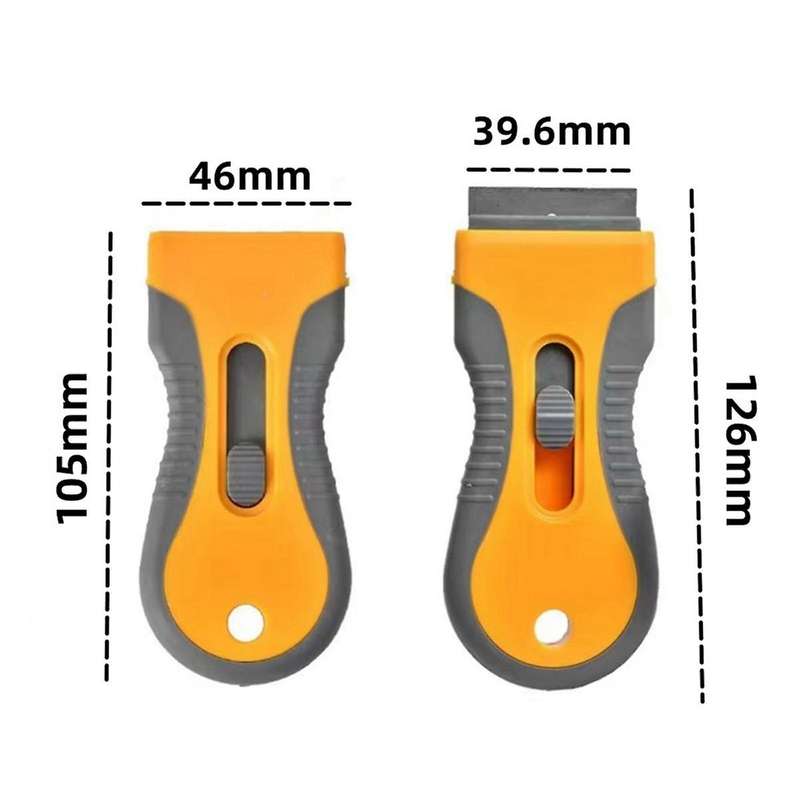 Glue-Removing Spatula Set Car Film Glass Multi-Function Tool Cleaning Floor Scraper with 100 Plastic