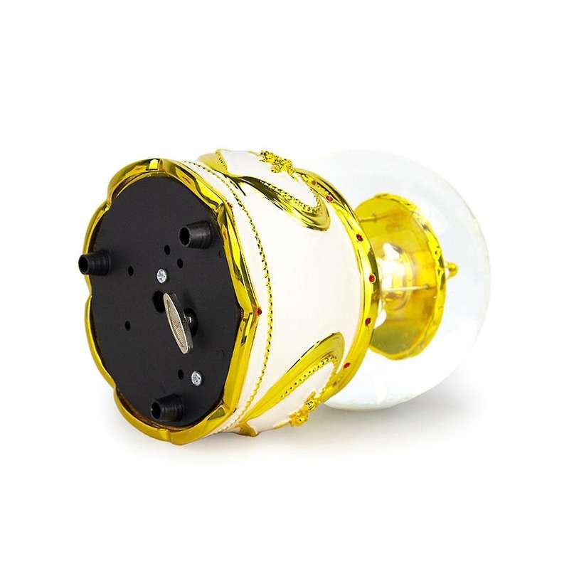 Gold Music Box Resin Crafts Ornaments Hundred Tone Box Birthday Gift Wind-Up Box
