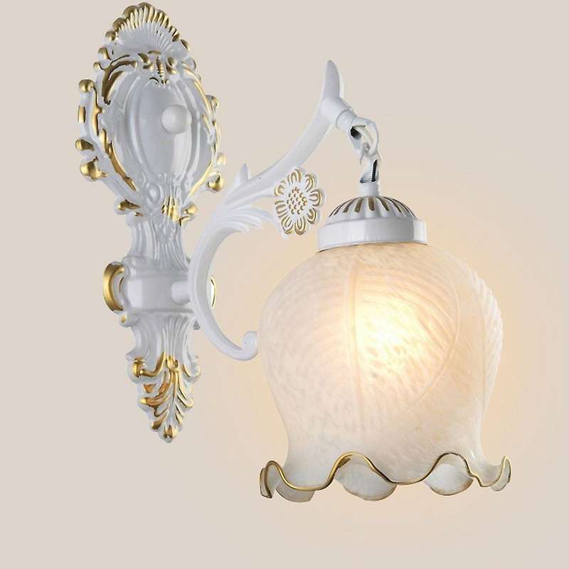 Golden Generation Minimalist Hotel Bedside Corridor Glass Wall Lamp Led Aisle Single Head European