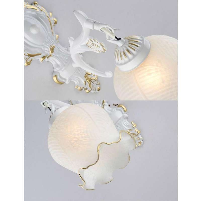 Golden Generation Minimalist Hotel Bedside Corridor Glass Wall Lamp Led Aisle Single Head European