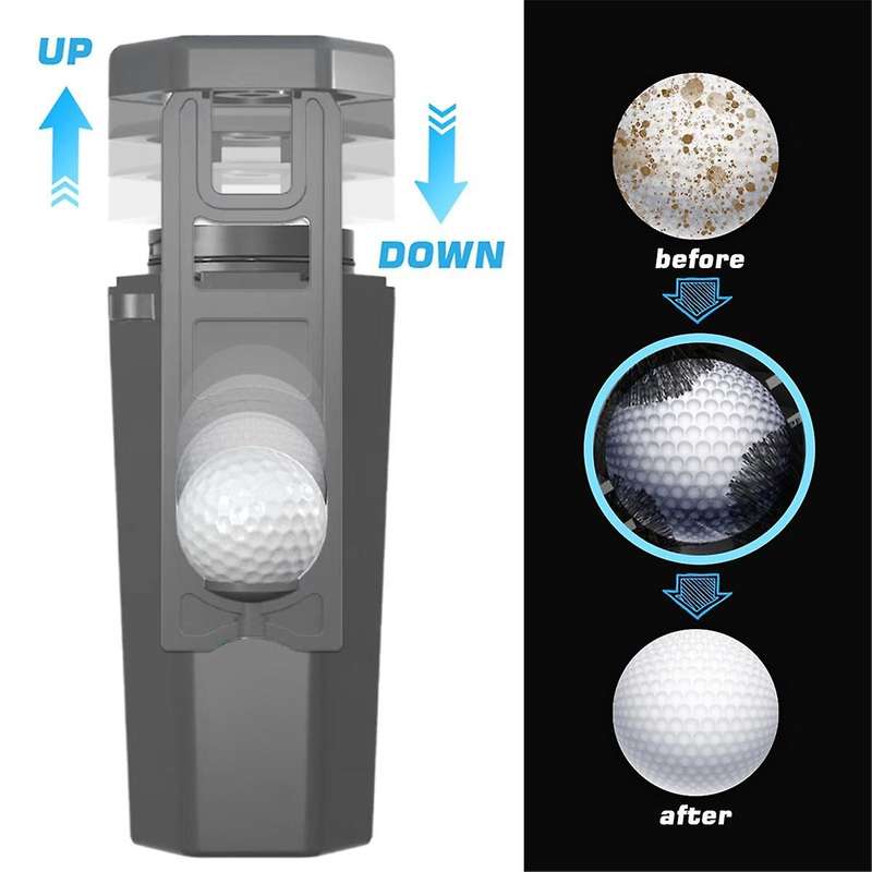 Golf Ball Washer Portable Towel Cleaning Machine Tool Reusable Outdoor Cart Cup Holder Universal Go