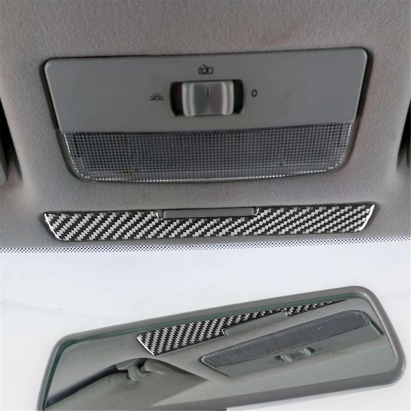 Golf 4 Mk4 1999-2004 Soft Carbon Fiber Car Roof Reading Light Panel Frame Cover Trim Accessories