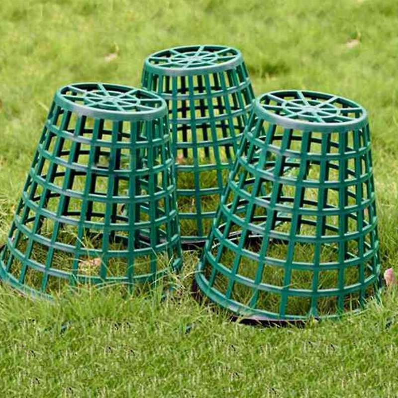 Golf Basket Golf Container with Handle Ball Rack for Stadium Outdoor Sports Green