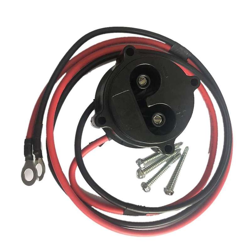 Golf Cart DC Charger Receptacle with Wires for Electric G19 G22 48V JR1-H6181-02-00