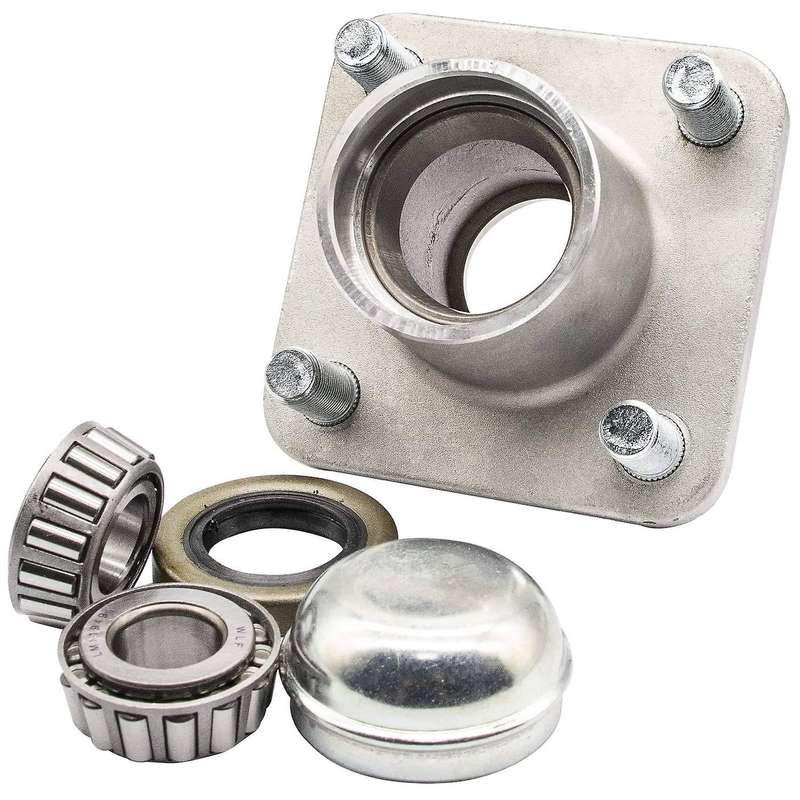 Golf Cart Front Wheel Hub Kit and Bearings Seals Replacement for Club Car 1974-2002 1011892
