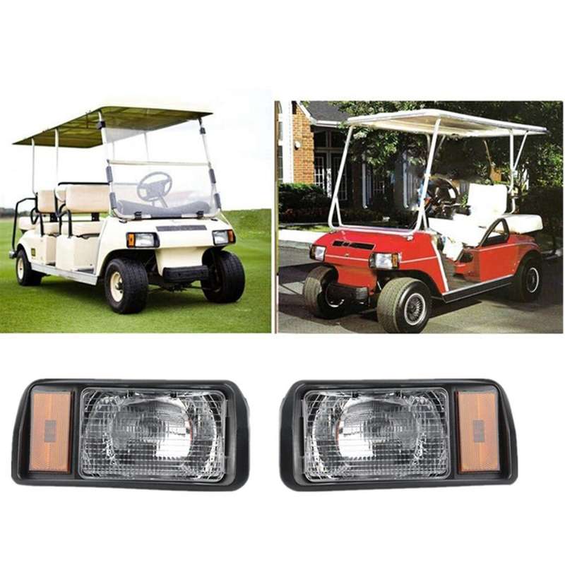 Golf Cart Headlights Club Car Style Light Size Lights for ,suit(left and Right)
