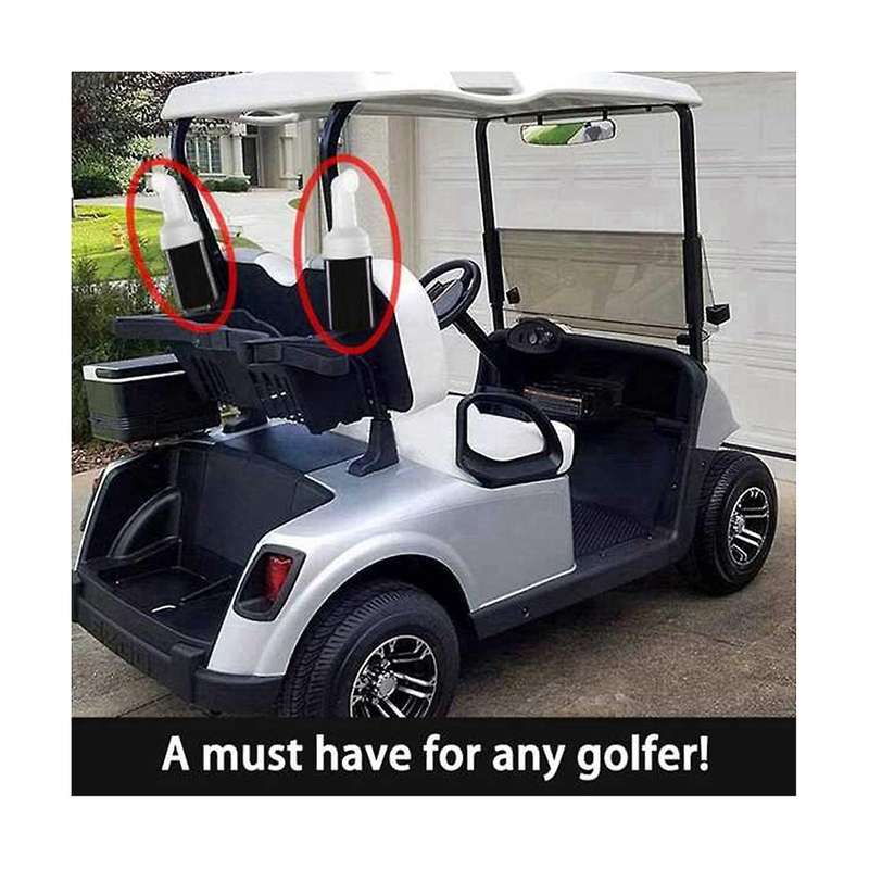 Golf Cart Sand Bottle for Club Car Divot Filler Sand Bottle Kit with Handle Holder for Golf Carts