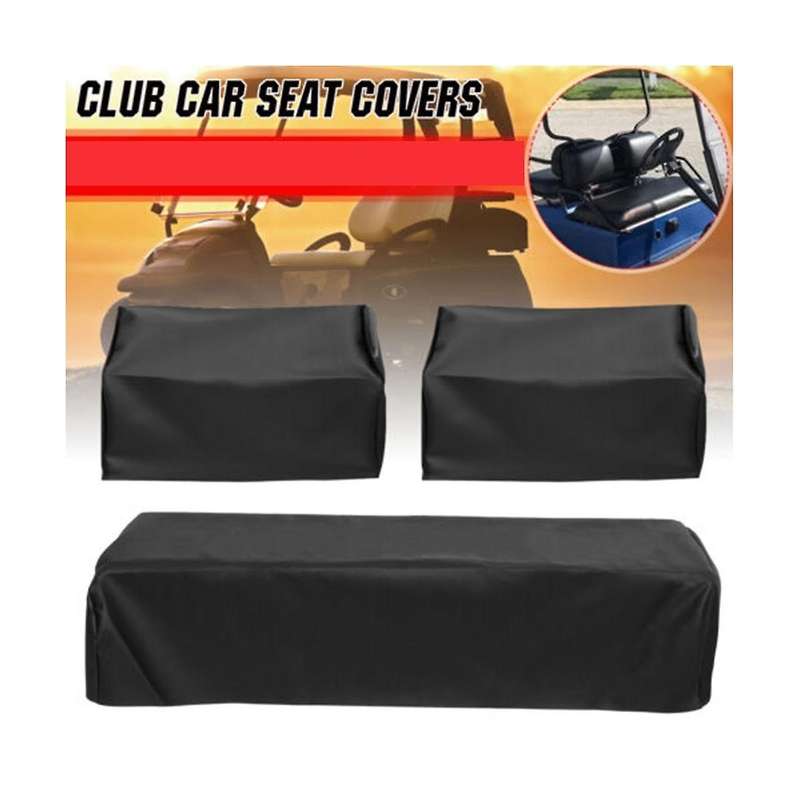 Golf Cart Replacement Cover Set for Club Car (1982-2000) Pre 2000 Black