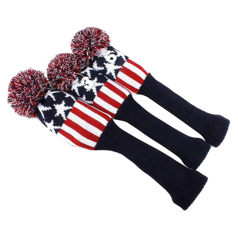 Golf Club Covers Vintage Knit Universal Golf Drivers Covers Golf Accessories for People Who Like to