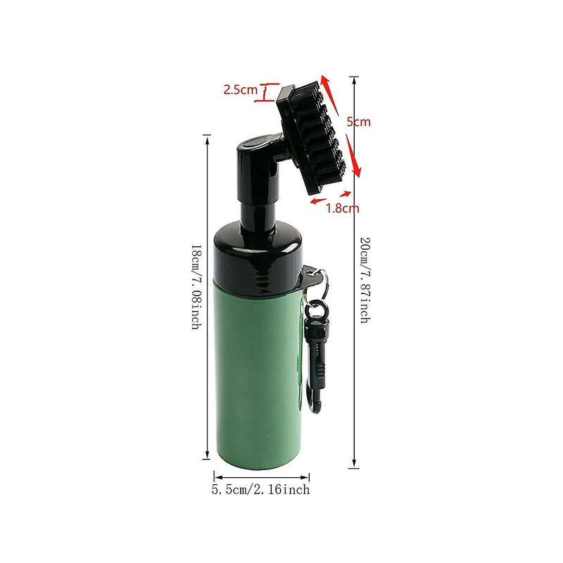 Golf Club Cleaning Brush Portable Golf Club Groove Brush Golf Club Nozzle Cleaning Brush 18X5.5X20cm