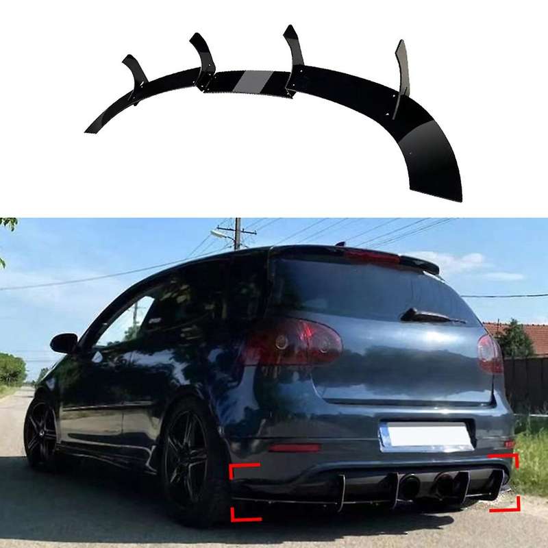 Golf Mk5 R32 Rear Bumper Diffuser Spoiler Lip Protector Splitter Body Kit Accessories