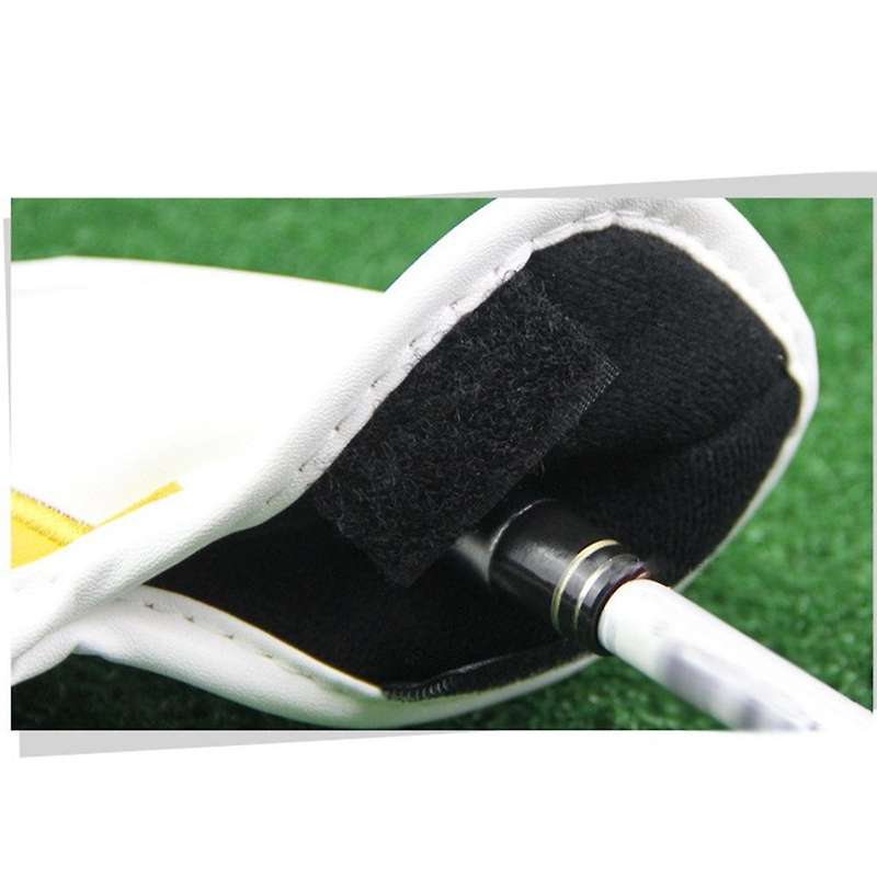Golf Iron Set Head Cover Colorful Large Number Club Cap Set Iron Protection Sleeve Waterproof 10 Pac