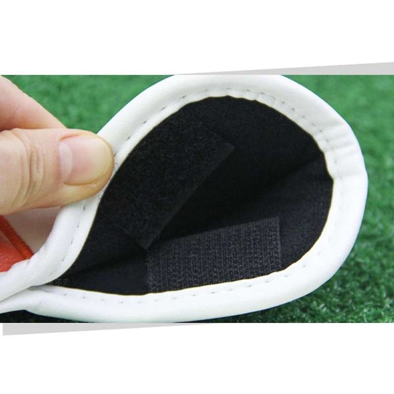 Golf Iron Set Head Cover Colorful Large Number Club Cap Set Iron Protection Sleeve Waterproof 10 Pac