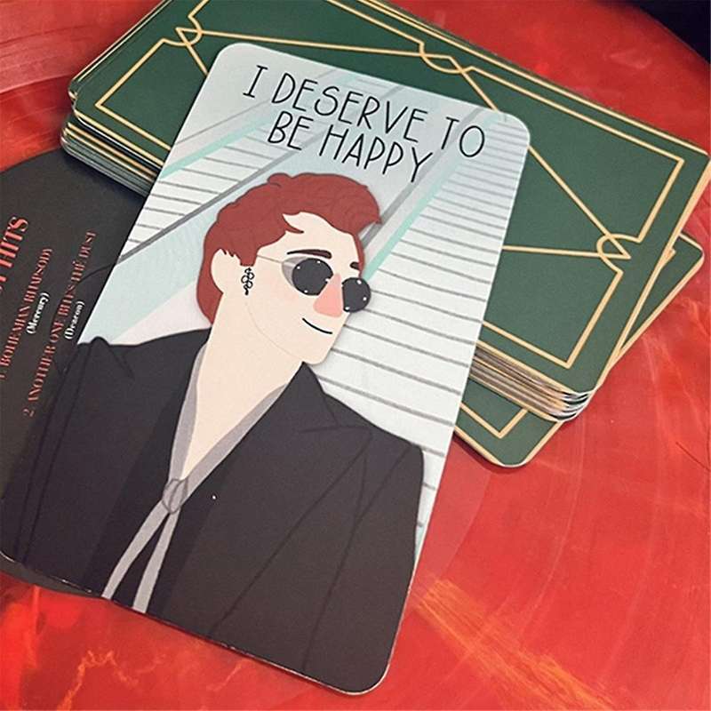Good Omens Affirmation Deck, 20pcs Good Omens Affirmation Cards for Women Mindful Affirmation Cards
