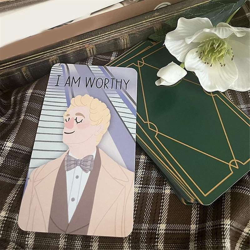 Good Omens Affirmation Deck, 20pcs Good Omens Affirmation Cards for Women Mindful Affirmation Cards