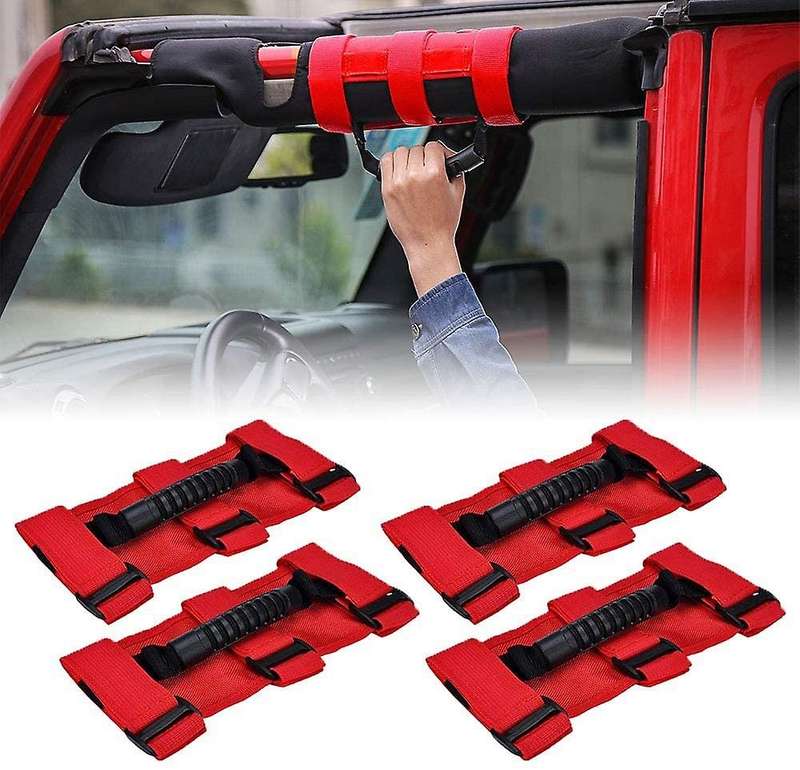Grab Handles prefect fit for all roll bars Design for YJ LJ TJ JK JL 1987-2020 & JT ATV UTV