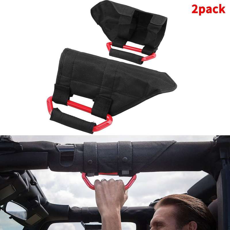 Grab Handle for JL JT JK 2007-2020 with 3inch Roll Bar. to Driver Passenger's Sides (Pair)