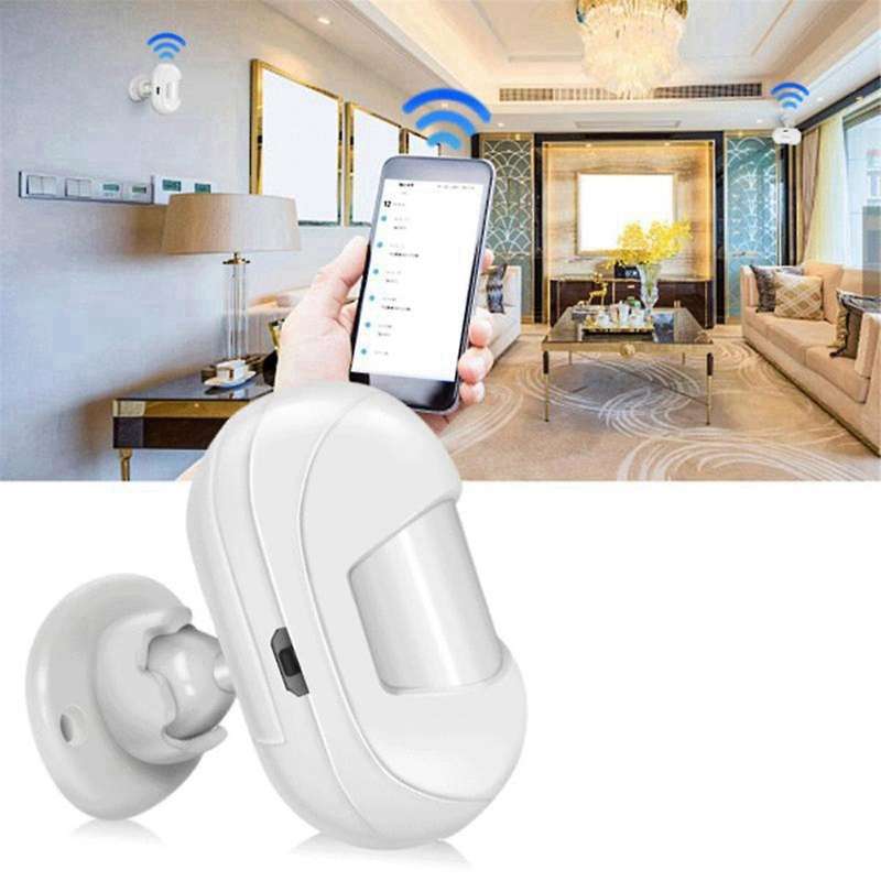 Graffiti Smart Zigbee Body Infrared Detector Smart PIR Sensitivity and Time Adjustable Built-in Batt