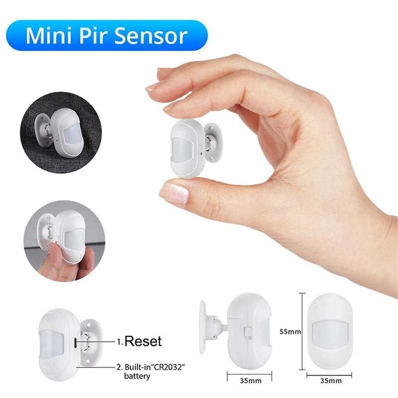 Graffiti Smart Zigbee Body Infrared Detector Smart PIR Sensitivity and Time Adjustable Built-in Batt