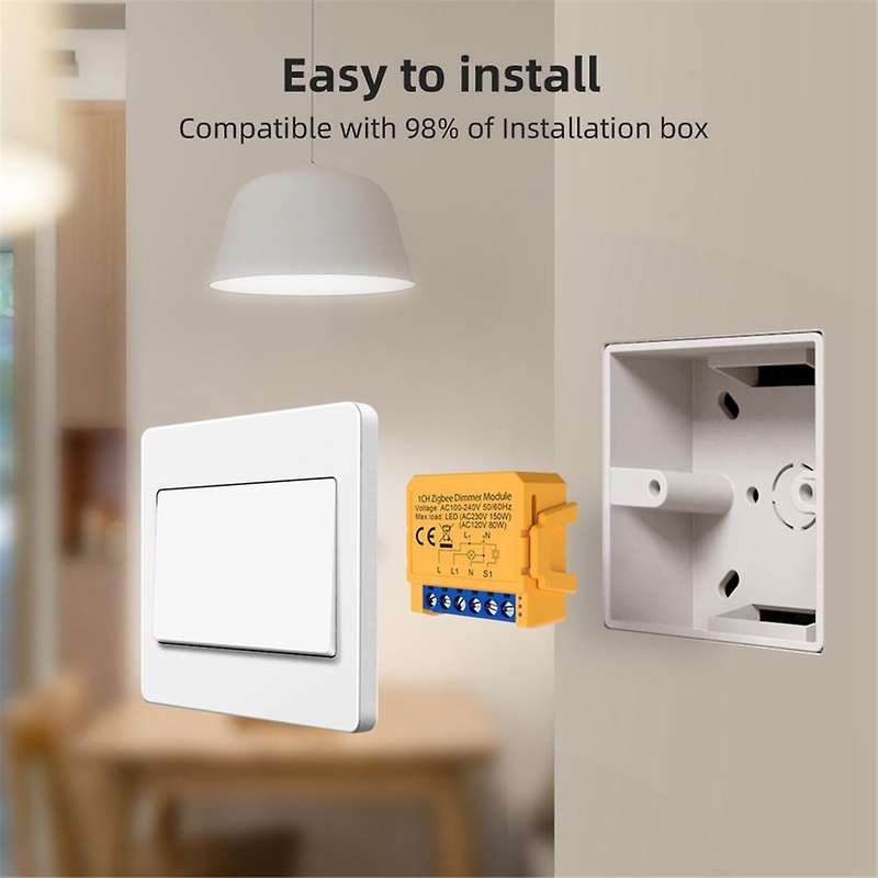 Graffiti Intelligent ZigBee Dimmer On/Off Dark Box Smart Switch APP Remote Dimming Multifunction Mod