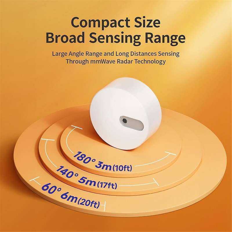 Graffiti Zigbee Human Presence Sensor Support Tuya Multifunctional Convenient Portable Millimeter R