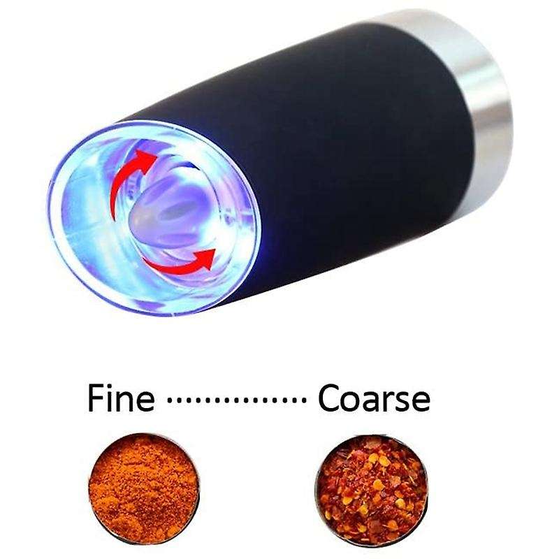 Gravity Electric Salt and Pepper Grinder Set Automatic Salt and Pepper Mill Grinder with One Hand Op