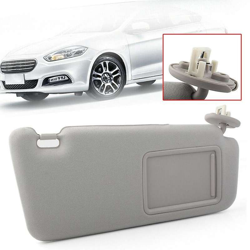 Gray Car Sun Visor Sunshade for 09-16 Venza Passenger Side Right 74310-0T022-B1