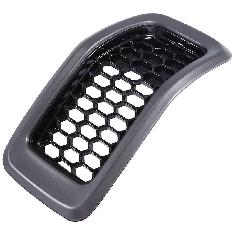 Gray Car Front Insert Mesh Grille Decoration Cover Front Radiator Inlet Grill Trim Cover for 2014-20
