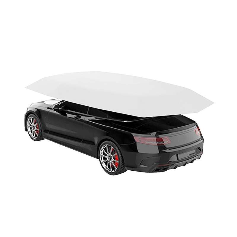 Gray Car Shade Durable Car Windshield Car Umbrella Shade Cover Outdoor Car Vehicle Tent Anti-uv