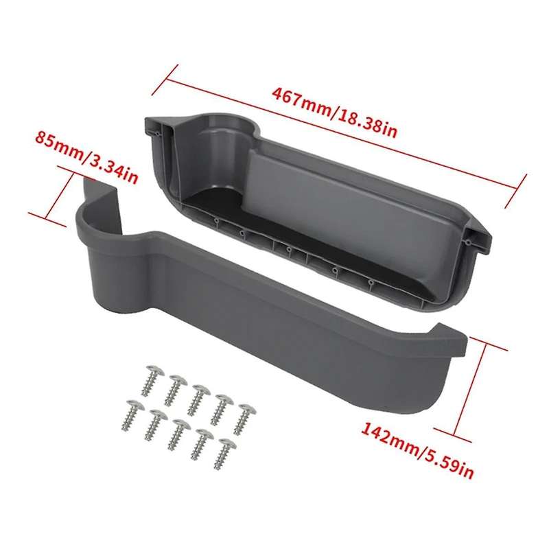 Gray Door Pockets Storage Box Cup Holder for Land Cruiser 70 Seires Lc70 Lc71 Lc75 Lc76 Lc77 Lc78 Lc