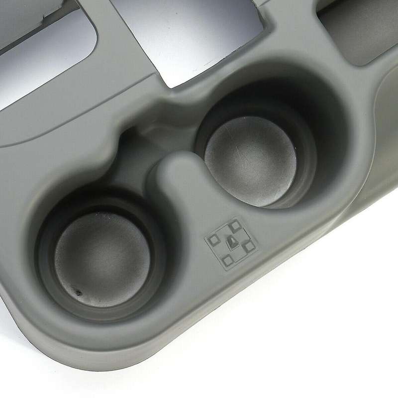 Gray Central Control Water Cup Holder Storage Box Attachment SS281AZAA for Ram 1500 2500 3500 2003-2