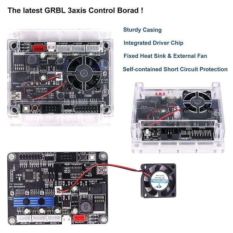 Grbl 1.1 Usb Port Cnc Engraving Machine Control Board 3 Axis Control, Engraving Machine Board With