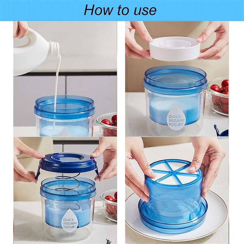 Greek Yogurt Strainer Maker - Yogurt Cheese Maker Machine - Juice Food Nut Milk Strainer Filter - Cu