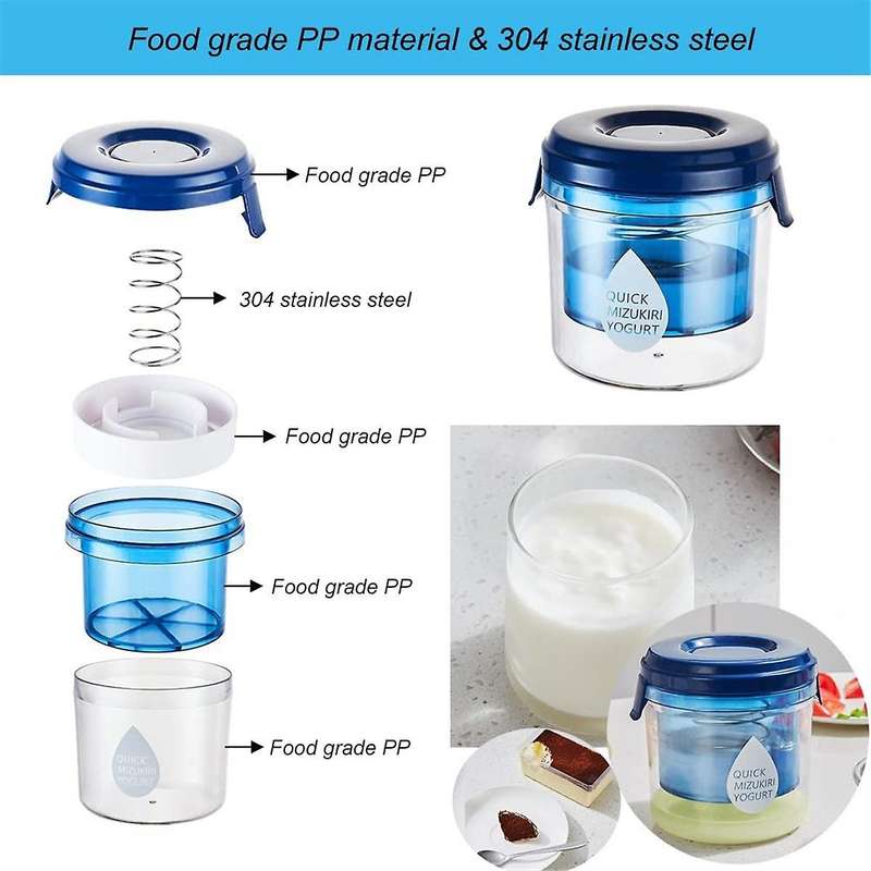 Greek Yogurt Strainer Maker - Yogurt Cheese Maker Machine - Juice Food Nut Milk Strainer Filter - Cu