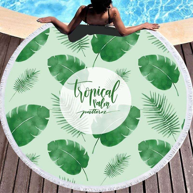 Green Fiber Beach Towel Sport Yoga Blanket Swimming Bath Towel