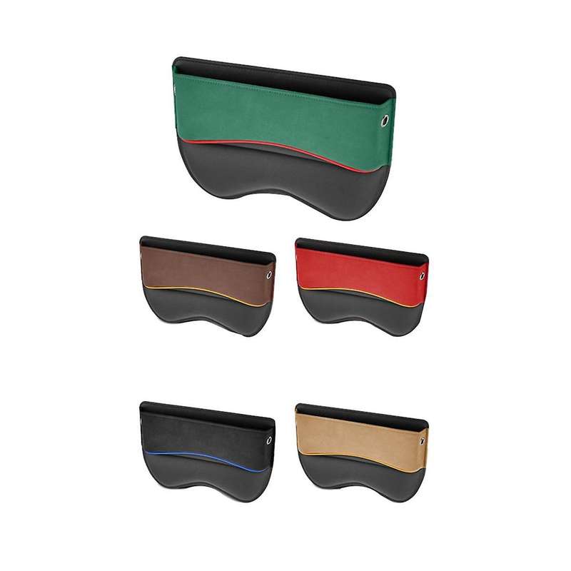 Green Car Crevice Organizer Car Crevice Decorative Storage Box Padding Organizer Crevice Storage Bo
