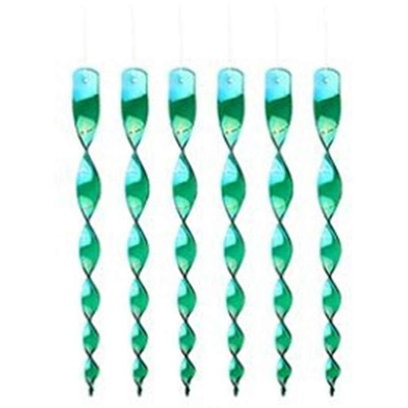 Green 30cm Bird Repellent Reflex Startle Stick - Decorative Rotating Control - Keep Birds Away
