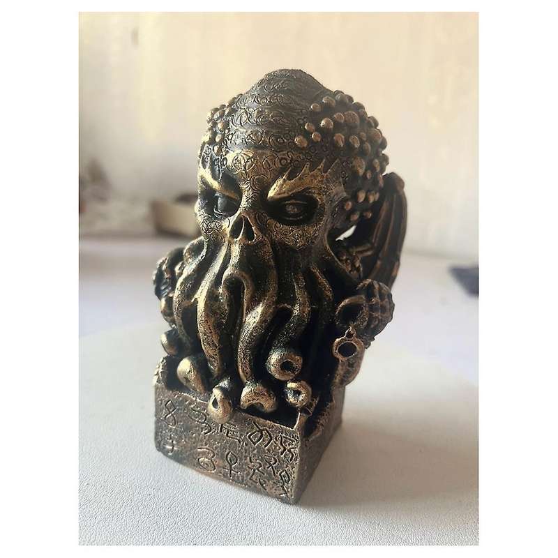 Green Halloween Ornaments, Crusu Mythical Statues, Resin Crafts