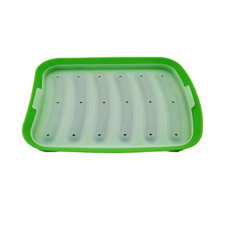 Green-6 in 1 Sausage Machine DIY Mold Making Hot Dog Handmade Ham Silicone Mold Food Machine Kitchen
