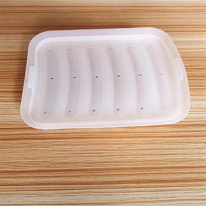 Green-6 in 1 Sausage Machine DIY Mold Making Hot Dog Handmade Ham Silicone Mold Food Machine Kitchen