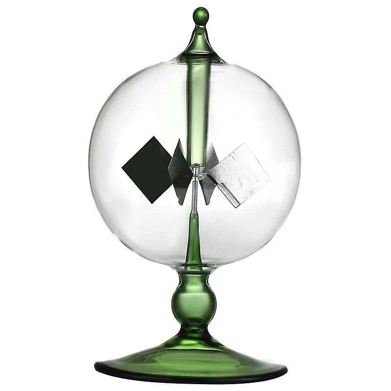 Green Solar Power Radiometer Crookes Energy Spinning Vanes Windmill